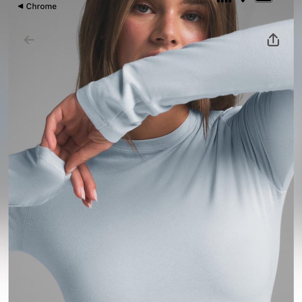 Skims Cotton Jersey Long Sleeve Women's Top